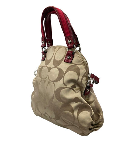 COACH 2WAY ハンドバッグ ショルダーバッグ 斜め掛け ラージシグネチャー F21713 レディース コーチ