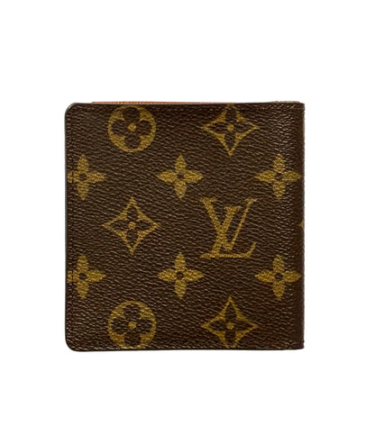 LOUIS VUITTON 二つ折り財布 ポルト ビエ カルト ブルー モノグラム M60905 メンズ レディース ルイ・ヴィトン