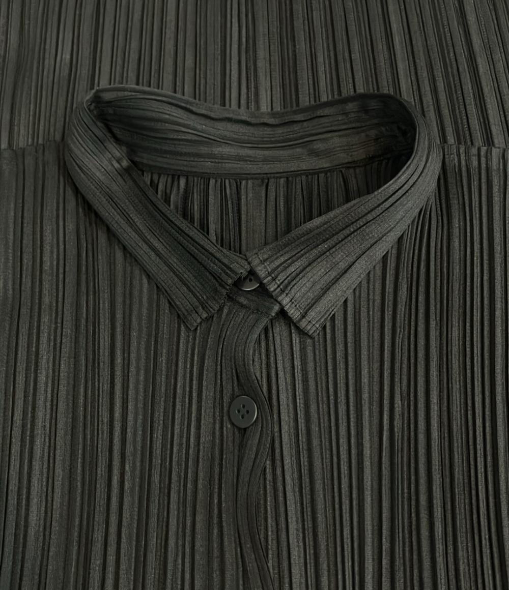 プリーツプリーズ 半袖シャツブラウス 3 L PLEATS PLEASE 半袖 ブラウス レディース SIZE 3 プリーツプリーズ