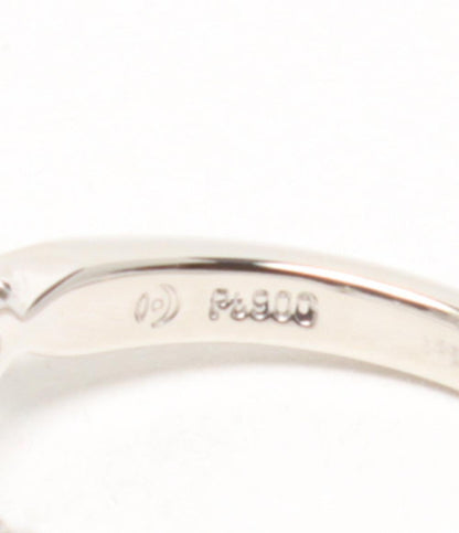 美品 TASAKI リング 指輪 Pt900 ダイヤ 0.32ct パライバトルマリン レディース SIZE 9号 タサキ