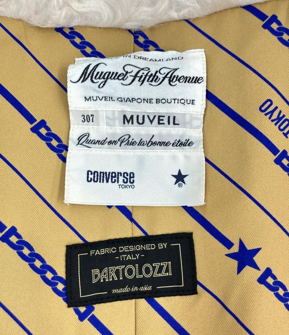 美品 MUVEIL CONVERSE TOKYO ファーコート レディース ミュベール コンバーストウキョウ