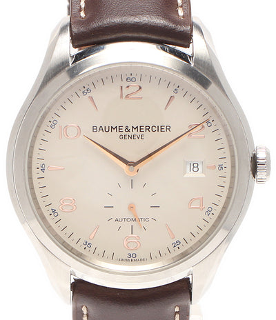 Baume & Mercier 腕時計 クリフトン 自動巻き ベージュ 65717 メンズ ボーム＆メルシェ