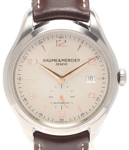 Baume & Mercier 腕時計 クリフトン 自動巻き ベージュ 65717 メンズ ボーム＆メルシェ