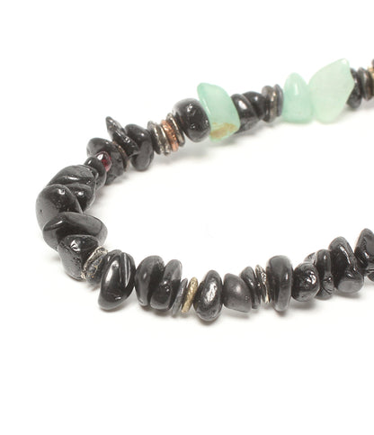 美品 VIVIFY RADIO EVA ネックレス エヴァンゲリオン Pebble＆ Metal Chip's Beads Cord 闇夜 ユニセックス ビビファイ