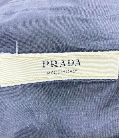 訳あり プラダ コットンナイロンテーラードジャケット メンズ SIZE 50R (XL) PRADA