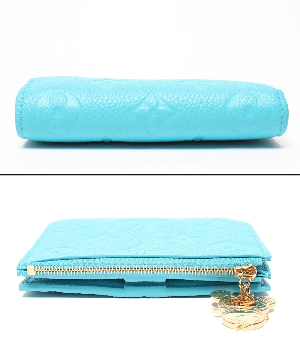 美品 ルイヴィトン 二つ折り財布 LV×TM LV 村上隆コラボ ポルトフォイユ リサ モノグラムアンプラント M14089 レディース Louis Vuitton