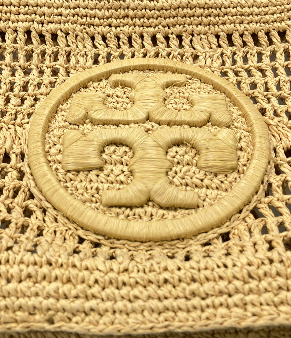 Tory Burch クラッチバッグ ラフィア ロゴ レディース トリーバーチ
