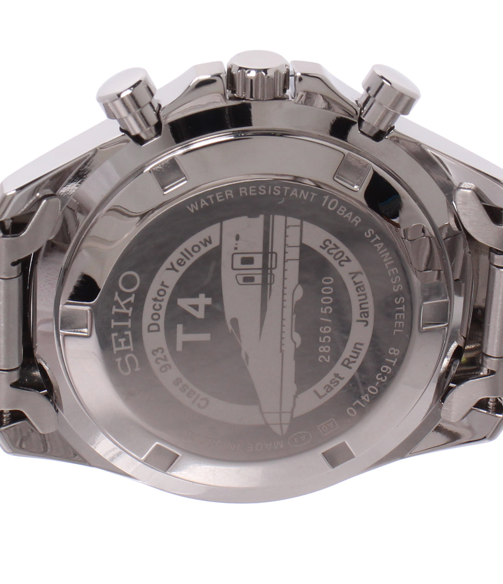 SEIKO 腕時計 923形ドクターイエローT4 引退記念メモリアルウオッチ クオーツ イエロー 8T63-04L0 メンズ セイコー