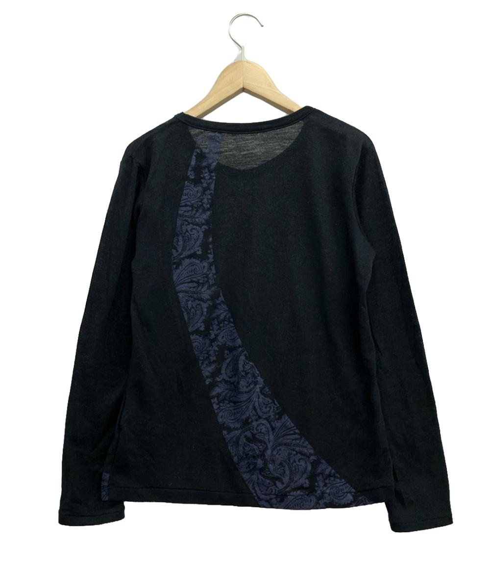 ヨウジヤマモト 長袖Tシャツ ペイズリー レディース SIZE 2 (M) Yohji Yamamoto