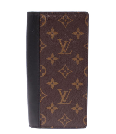 ルイ・ヴィトン 二つ折り長財布 ポルトフォイユ ブラザ モノグラム マカサー M69410 メンズ LOUIS VUITTON