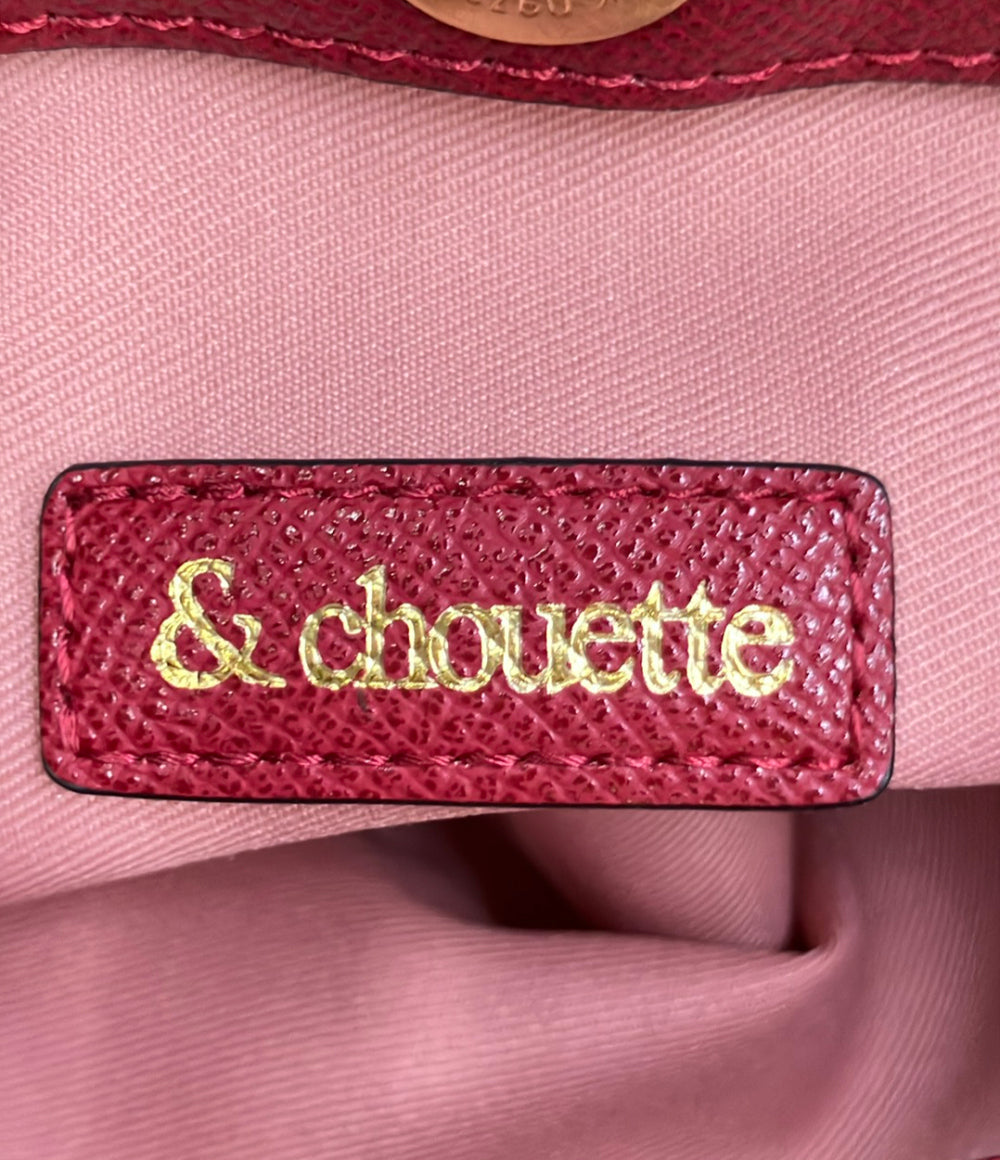 & chouette ハンドバッグ ショルダーバッグ 2WAY 斜め掛け レザー レディース アンドシュエット