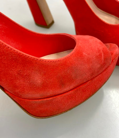 ミュウ ミュウ オープントゥパンプス レディース SIZE 38 (XL) Miu Miu