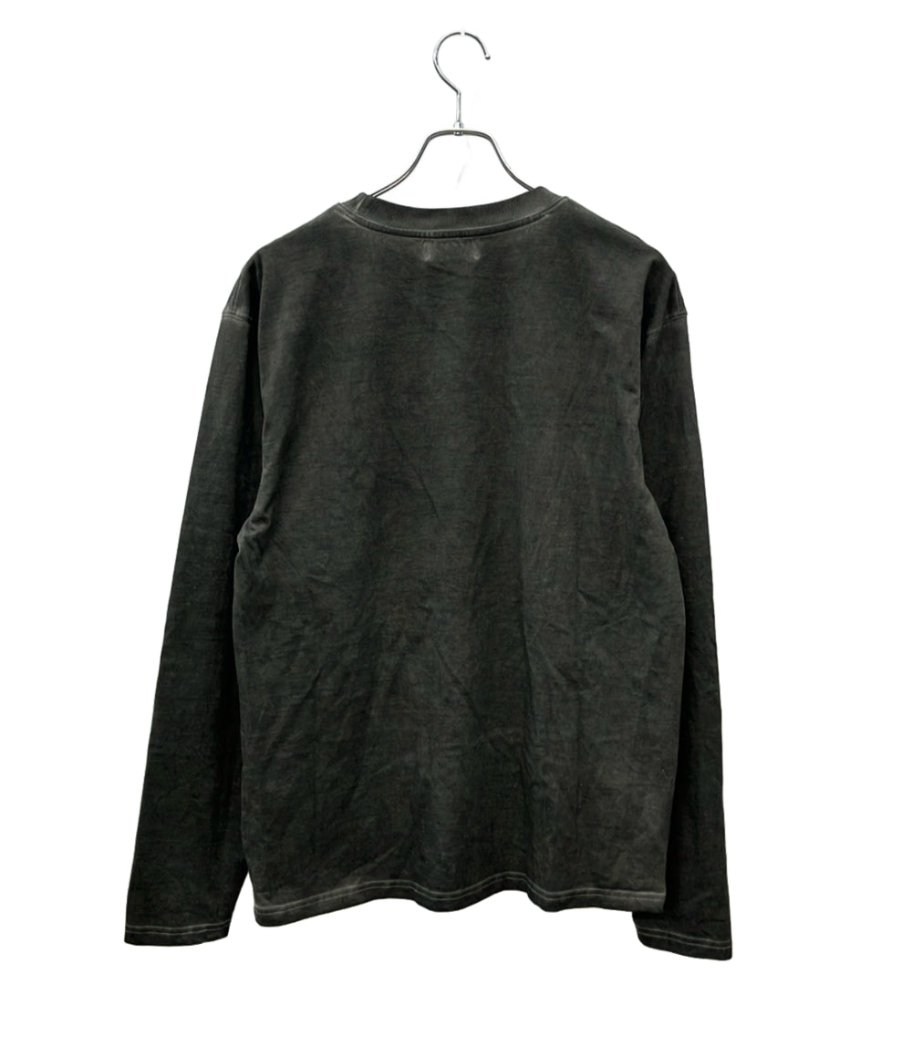 THUG CLUB 長袖Tシャツ ロングスリーブ 24SS ユーズド加工 メタルパーツ TC BASIC LONG-SLEEVE TC24TS0802 メンズ SIZE 2 (M) サグクラブ