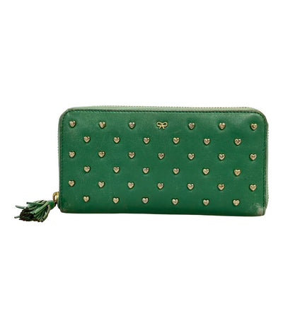 Anya Hindmarch ラウンドファスナー長財布 スタッズ レディース アニヤ・ハインドマーチ