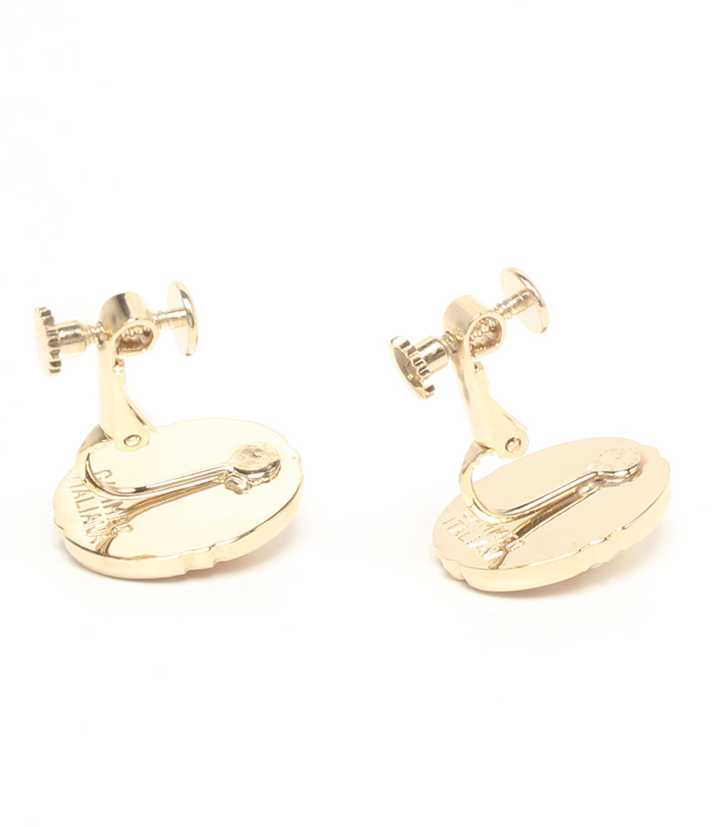 美品 CAMEO ITALIANA イヤリング カメオ レディース