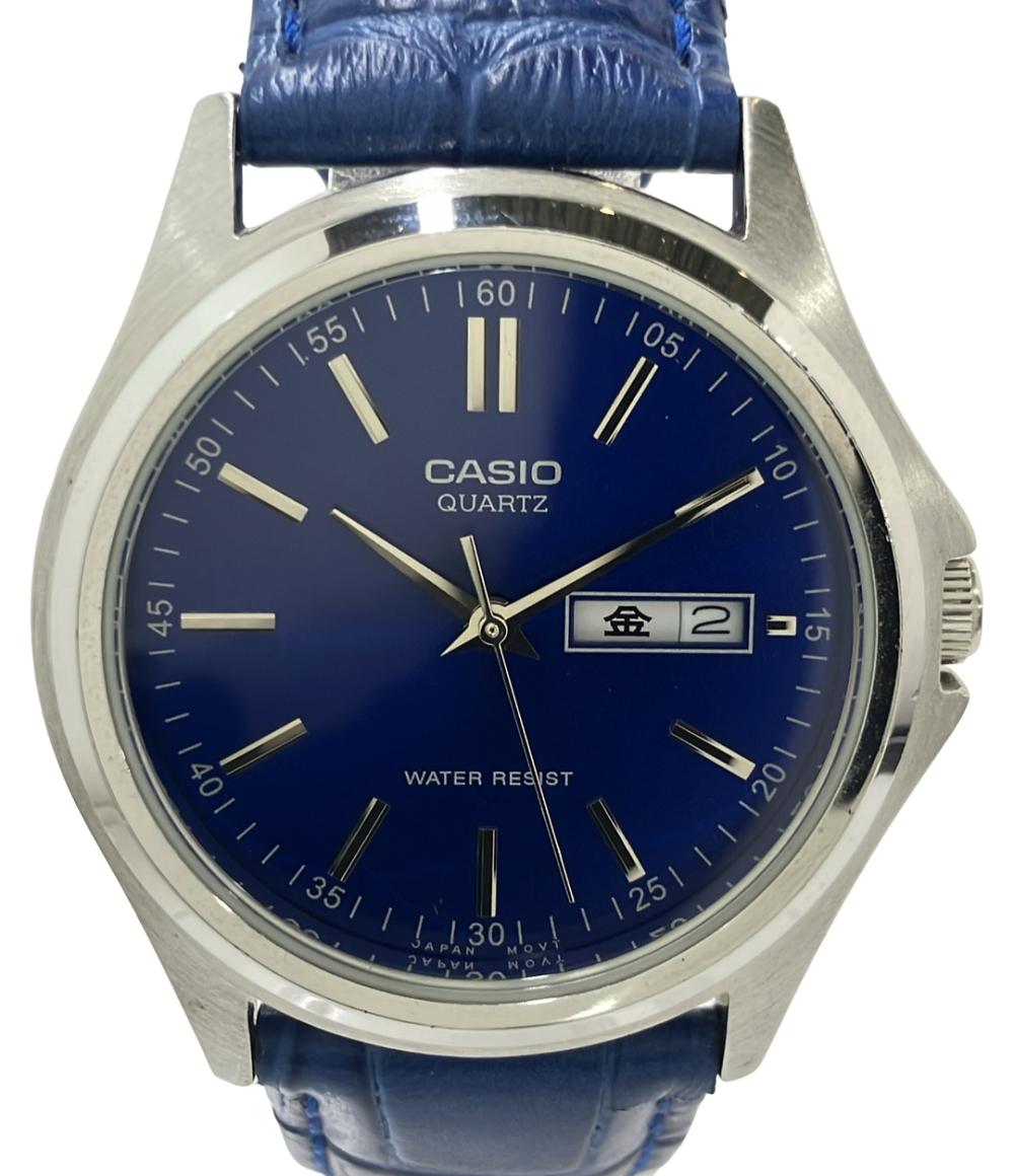 カシオ 腕時計 クオーツ ブルー MTP-1239DJ メンズ CASIO