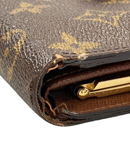 ルイ・ヴィトン 二つ折りがま口財布 ポルトフォイユヴィエノワ モノグラム M61674 レディース LOUIS VUITTON