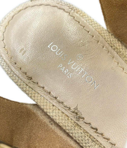 LOUIS VUITTON ウェッジソールアンクルストラップサンダル SC 1210 レディース SIZE 36 1/2 ルイ・ヴィトン