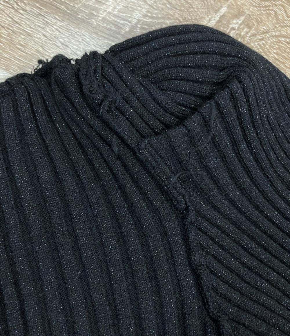 snidel 半袖ワンピース クールネック ボタン フロントボタンラメニットワンピ SWNO231115 レディース SIZE ONE SIZE (M) スナイデル