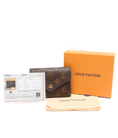 ルイ・ヴィトン 三つ折り財布 ポルトフォイユ･ヴィクトリーヌ モノグラム M62472 レディース LOUIS VUITTON