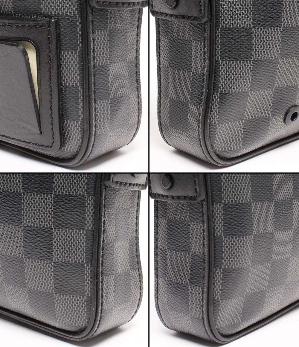 ルイ・ヴィトン ショルダーバッグ 斜め掛け アルファ メッセンジャー ダミエ グラフィット N40188 メンズ LOUIS VUITTON