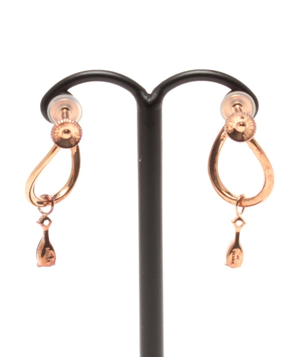 4℃ イヤリング SV SV925 ロードライトガーネット レディース ヨンドシー