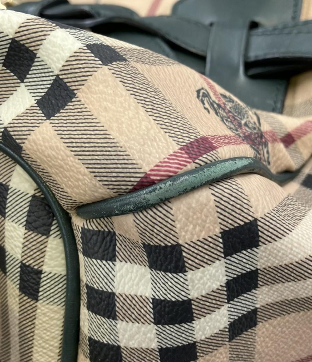 BURBERRY トートバッグ ハンドバッグ ノバチェック レディース バーバリー