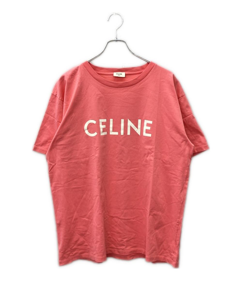 美品 CELINE 半袖Tシャツ ロゴ メンズ レディース SIZE L セリーヌ