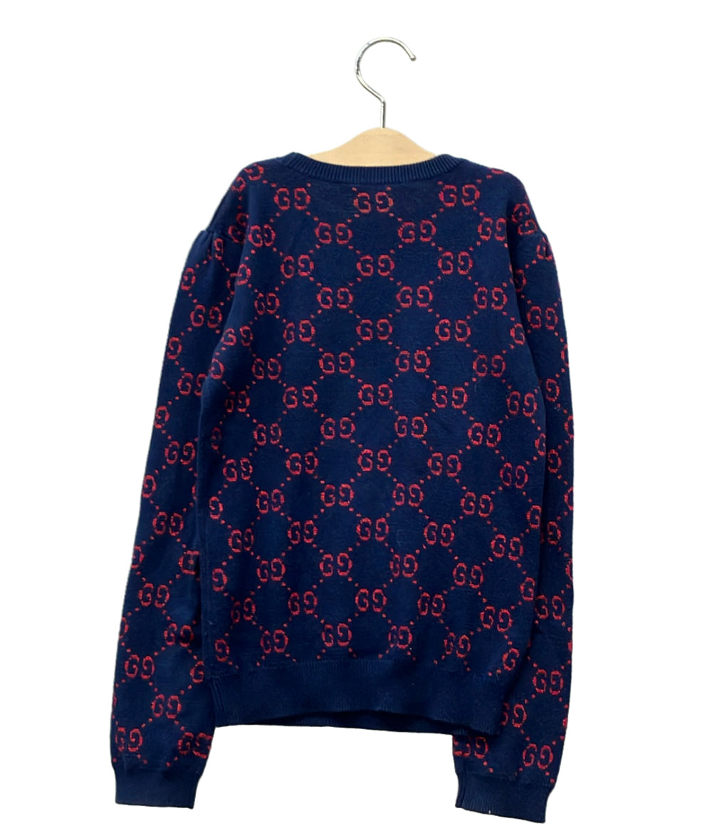 GUCCI 長袖ニット GG柄 ジャガード ラメ 571723GG キッズ SIZE 10 (140) グッチ