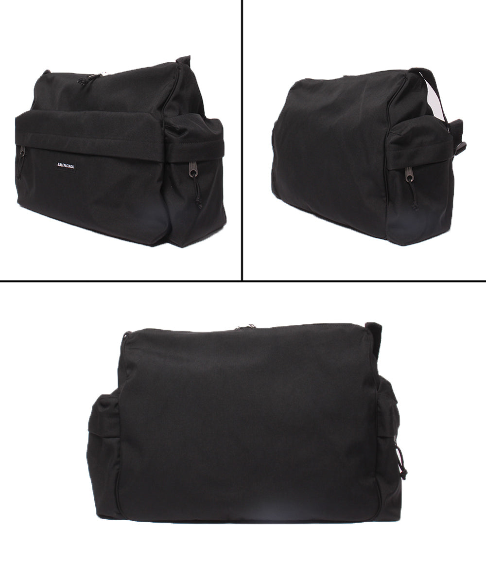 美品 BALENCIAGA ショルダーバッグ 斜め掛け 肩掛け Explorer マルチポケット ウィークエンダー ミディアム メンズ レディース バレンシアガ