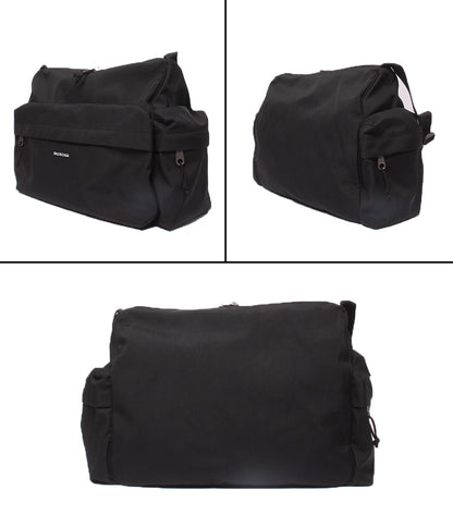 美品 BALENCIAGA ショルダーバッグ 斜め掛け 肩掛け Explorer マルチポケット ウィークエンダー ミディアム メンズ レディース バレンシアガ