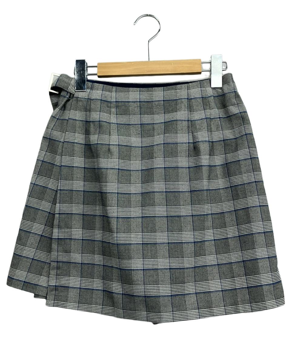 美品 アメリ ショートパンツ キュロット ラップスカート チェック レディース SIZE M (M) AMERI