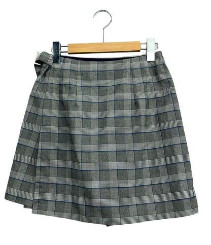 美品 アメリ ショートパンツ キュロット ラップスカート チェック レディース SIZE M (M) AMERI