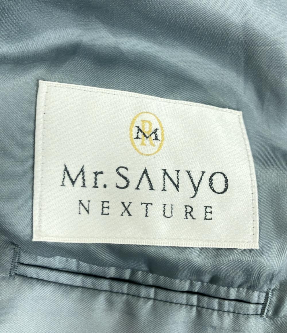 ウールストライプ柄テーラードジャケット メンズ Mr.SANYO