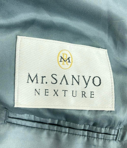 ウールストライプ柄テーラードジャケット メンズ Mr.SANYO