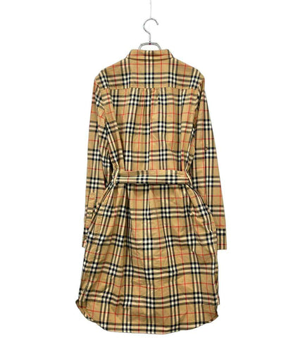 BURBERRY LONDON 長袖 ワンピース チェック レディース SIZE 40 (M) バーバリーロンドン