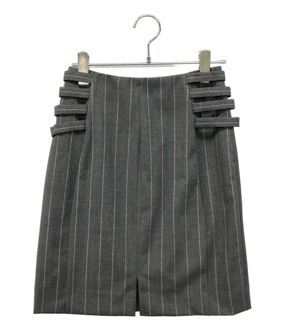 美品 エンポリオ・アルマーニ ストライプスカート レディース SIZE 38 (M) Emporio Armani