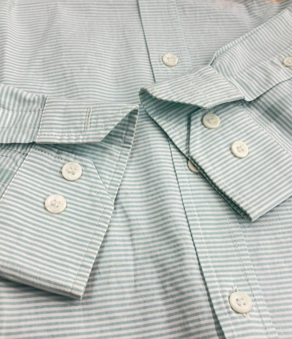 訳あり オーエーエムシー 長袖シャツ ストライプ 胸ポケット メンズ SIZE M (M) OAMC