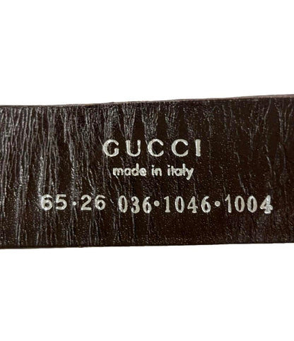 訳あり グッチ ベルト シルバーバックル 036・1046・1004 メンズ GUCCI