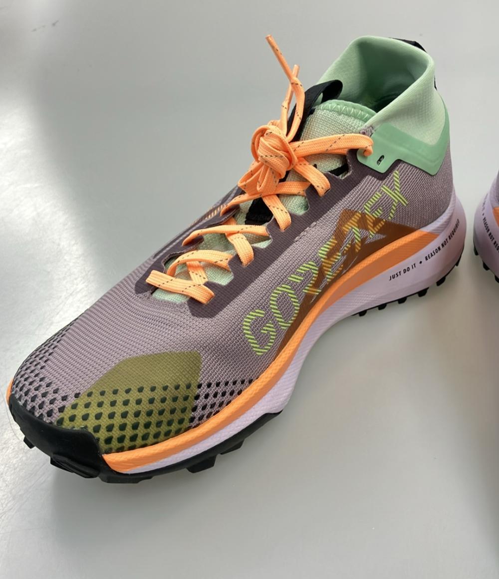 美品 ナイキ ローカットスニーカー リアクト ペガサス トレイル 4 GTX DJ7929-500 レディース SIZE 24.5 (L) NIKE