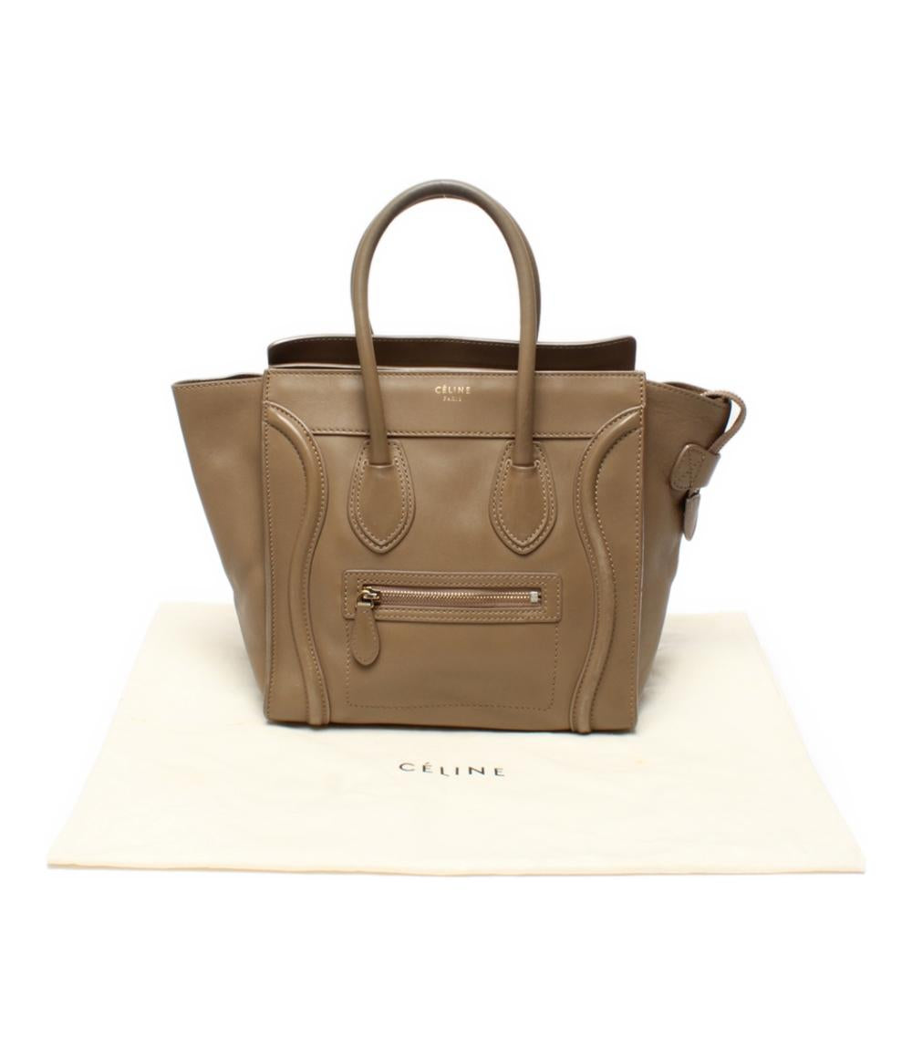 CELINE ハンドバッグ ラゲージ マイクロショッパー レディース