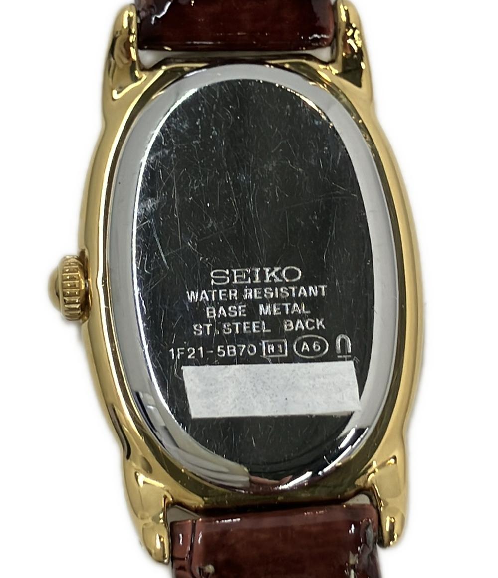 SEIKO 腕時計 ノイエ クオーツ ホワイト系 1F21-5B70 レディース セイコー