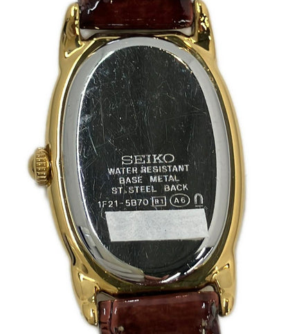 SEIKO 腕時計 ノイエ クオーツ ホワイト系 1F21-5B70 レディース セイコー