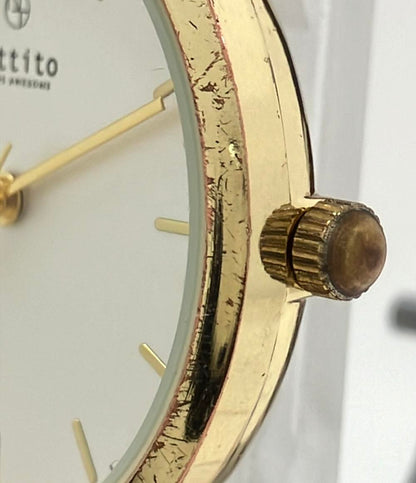 ③-168  602　腕時計 nattito クオーツ シルバー y レディース nattito