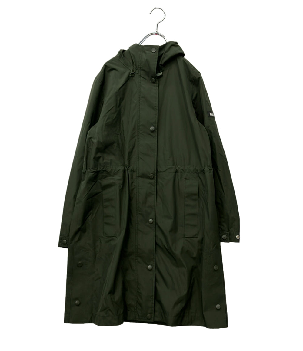 AIGLE ロングフーデッドジャケット 透湿 防水   撥水 ダブルジップ スナップボタン ZBFAG94 レディース エーグル