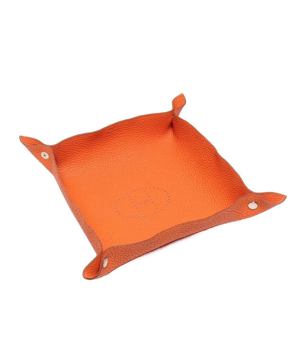 美品 HERMES 小物入れ トレイ □F刻印 シルバー金具 ミーズ エ ルランス ヴィドポッシュ レディース メンズ エルメス