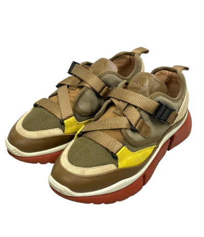Chloe ローカットスニーカー クロスストラップ 厚底 レディース SIZE 36 (23.5cm) クロエ