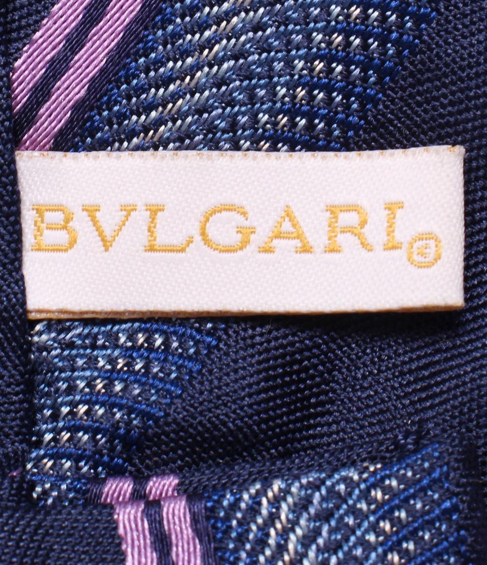 ブルガリ ネクタイ シルク100% メンズ BVLGARI