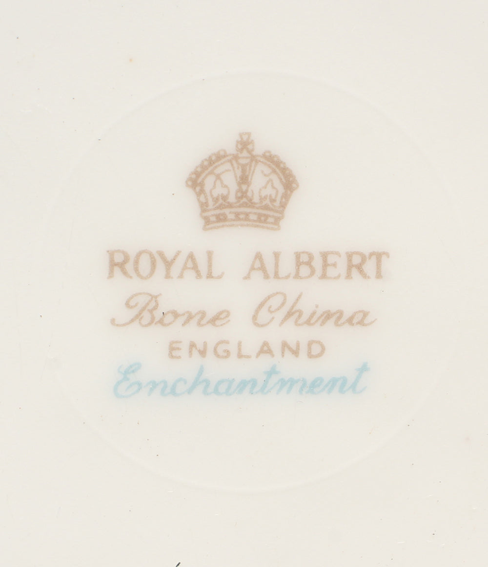 ROYAL ALBERT B&Bプレート 皿 27cm カップ＆ソーサー2客 3点セット エンチャントメント ロイヤルアルバート