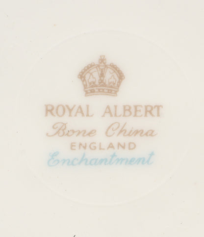 ROYAL ALBERT B&Bプレート 皿 27cm カップ＆ソーサー2客 3点セット エンチャントメント ロイヤルアルバート